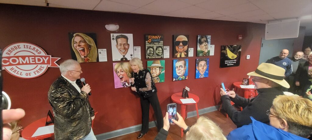 Poppy Champlin-RI Comedy Hall of Fame.
